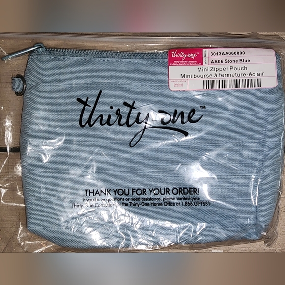 Thirty One Bundle Lot of 4 Crossbody Thermal, Mini Zip, Key Fob, Hello Happy Bag - Picture 4 of 5